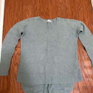 Madewell Women's Heather Gray Crew Neck Sweater